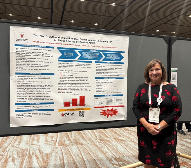 Mary Newman - Two-Year Growth and Evaluation of an Online Support Community poster presentation