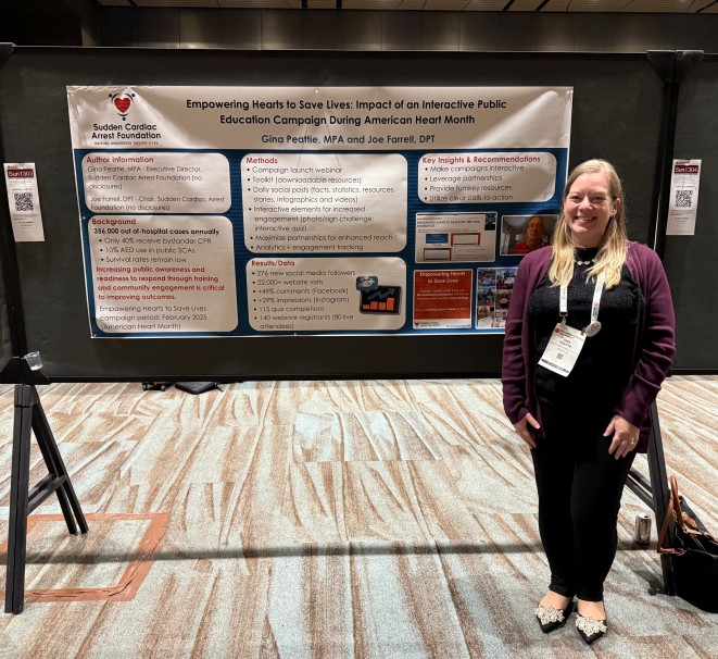 Gina Peattie - Empowering Hearts to Save Lives poster presentation