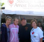 Beth Sutton, Susan Koeppen, Rescuer Lt. Dan Elias, Mary Newman