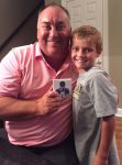 Bill and my son George