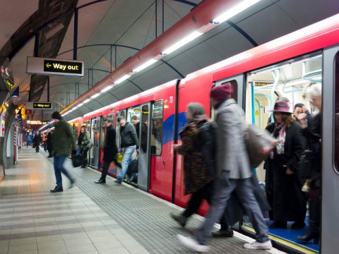 People near subway