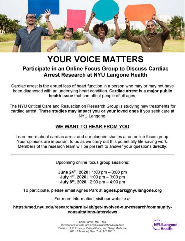 Community consultation flyer