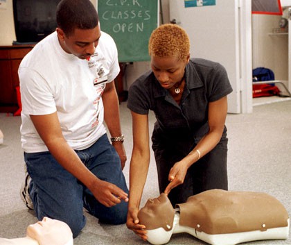 CPR training