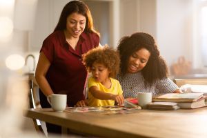 Women at breakfast