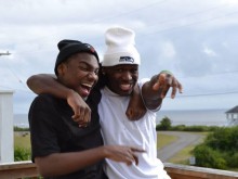 Kevin Marcus Miller (left) with his brother, Cameron Miller. (Photo courtesy of Kevin Marcus Miller)