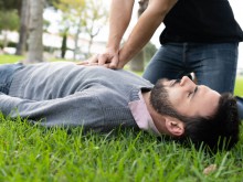 Man receiving CPR