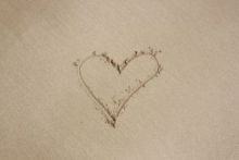 Heart in the sand