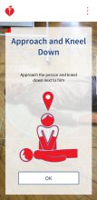 screenshot of CPR app