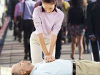 bystander performing CPR