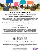 Community consultation flyer