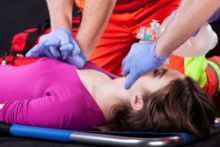 People performing CPR