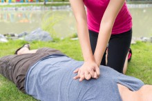 CPR outside