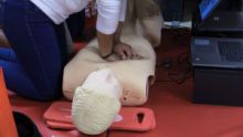 CPR practice manequin