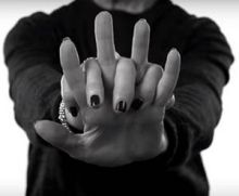 hands clasped for hands-only CPR