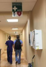 image of AED in hospital