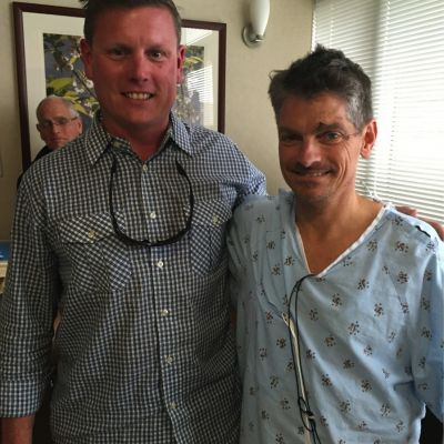 Rescuer Billy Griggs and survivor Paul Wylie