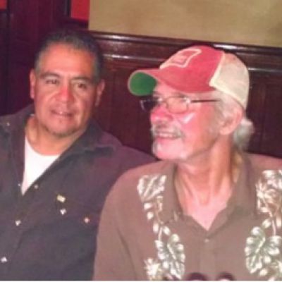Survivor Bob Reed with rescuer Roland Duran