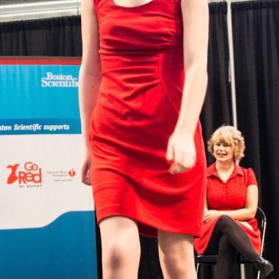 Jamie LaLonde in a fashion show sponsored by Boston Scientific in February 2015 at Mall of America