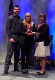 Sue Hostler, center, with survivor Bob Hallinan and Mary Newman